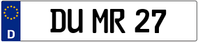 Truck License Plate